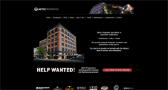 Desktop Screenshot of metropropertiesgroup.com